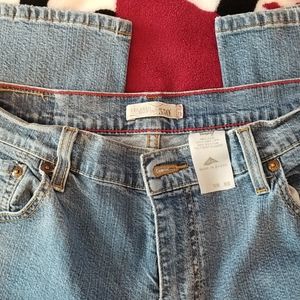 Womens Levis 550 Boot cut stretch denim jeans sz